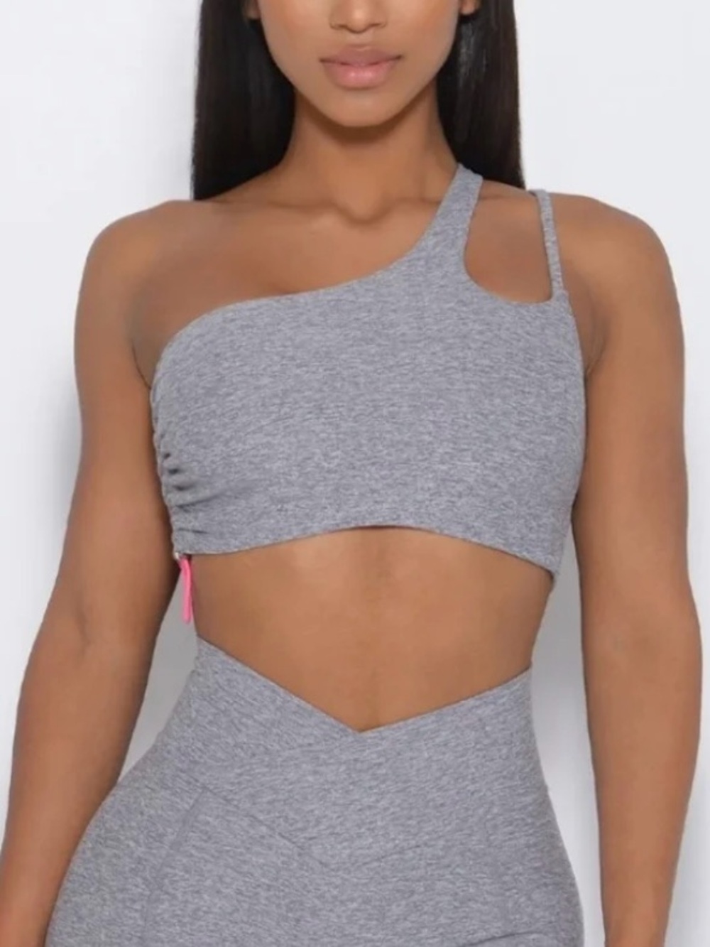 Bombshell Sportswear Lateral Toggle Grey Bra
